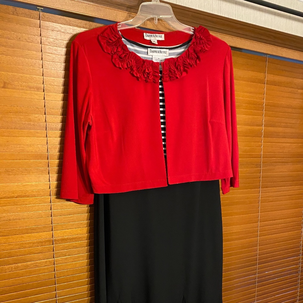 Smart Looking Career Dress with or without the red jacket!